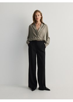 Reserved - Kopertowa bluzka - beżowy ze sklepu Reserved w kategorii Bluzki damskie - zdjęcie 170965130