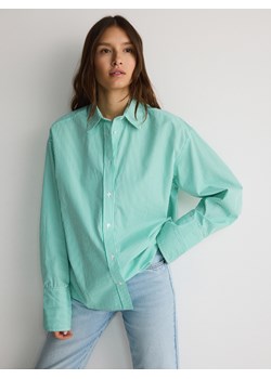Reserved - Koszula oversize - jasnozielony ze sklepu Reserved w kategorii Koszule damskie - zdjęcie 170965794