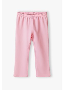 Różowe rozkloszowane spodnie dziewczęce flare - 5.10.15. ze sklepu 5.10.15 w kategorii Spodnie dziewczęce - zdjęcie 170966713