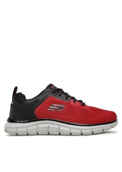 Skechers Sneakersy Track Broader 232698/RDBK Czerwony ze sklepu MODIVO w kategorii Buty sportowe męskie - zdjęcie 170967924