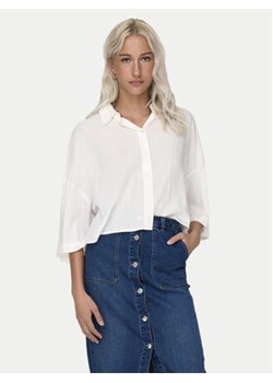 ONLY Koszula Lastrid 15307870 Biały Regular Fit ze sklepu MODIVO w kategorii Koszule damskie - zdjęcie 170968152