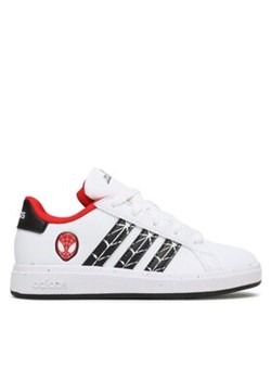 adidas Sneakersy Grand Court X Marvel Spider-Man IG7169 Biały ze sklepu MODIVO w kategorii Buty sportowe dziecięce - zdjęcie 170968281