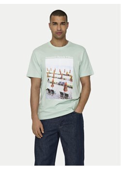 Only & Sons T-Shirt Kolton 22028735 Zielony Regular Fit ze sklepu MODIVO w kategorii T-shirty męskie - zdjęcie 170968732