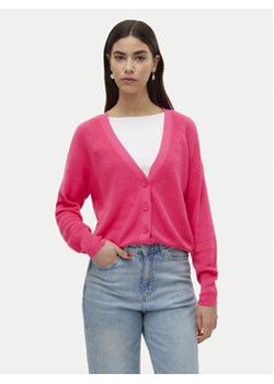 Vero Moda Kardigan New Lex Sun 10281878 Różowy Regular Fit ze sklepu MODIVO w kategorii Swetry damskie - zdjęcie 170968750