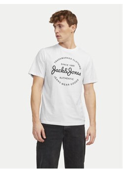 Jack&Jones T-Shirt Forest 12247972 Biały Standard Fit ze sklepu MODIVO w kategorii T-shirty męskie - zdjęcie 170969273