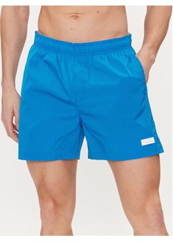 Calvin Klein Swimwear Szorty kąpielowe KM0KM00939 Niebieski Regular Fit ze sklepu MODIVO w kategorii Kąpielówki - zdjęcie 170969354