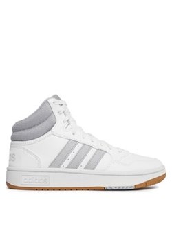 adidas Sneakersy Hoops 3.0 Mid Lifestyle Basketball Classic Vintage Shoes IG5568 Biały ze sklepu MODIVO w kategorii Buty sportowe męskie - zdjęcie 170969383