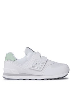 New Balance Sneakersy PV574MW1 Biały ze sklepu MODIVO w kategorii Buty sportowe dziecięce - zdjęcie 170969602