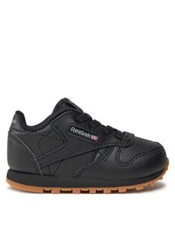 Reebok Sneakersy Classic Leather Shoes GX9396 Czarny ze sklepu MODIVO w kategorii Buty sportowe dziecięce - zdjęcie 170970611