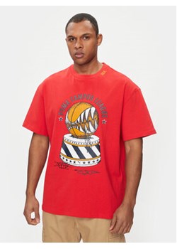 Puma T-Shirt Showtime 624740 Czerwony Regular Fit ze sklepu MODIVO w kategorii T-shirty męskie - zdjęcie 170970781