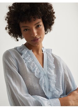 Reserved - Koszula z lyocellem - jasnoniebieski ze sklepu Reserved w kategorii Koszule damskie - zdjęcie 170971162