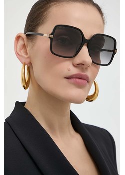 Gucci okulary przeciwsłoneczne damskie kolor czarny GG1448SA ze sklepu ANSWEAR.com w kategorii Okulary przeciwsłoneczne damskie - zdjęcie 170971763