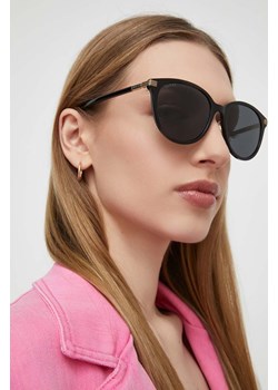 Gucci okulary przeciwsłoneczne damskie kolor czarny GG1452SK ze sklepu ANSWEAR.com w kategorii Okulary przeciwsłoneczne damskie - zdjęcie 170971770