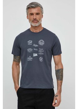 Pepe Jeans t-shirt bawełniany męski kolor szary z nadrukiem ze sklepu ANSWEAR.com w kategorii T-shirty męskie - zdjęcie 170972280