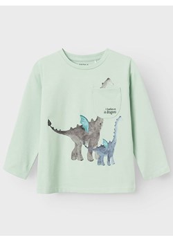 name it Koszulka &quot;Drag&quot; w kolorze jasnozielonym ze sklepu Limango Polska w kategorii T-shirty chłopięce - zdjęcie 170975351