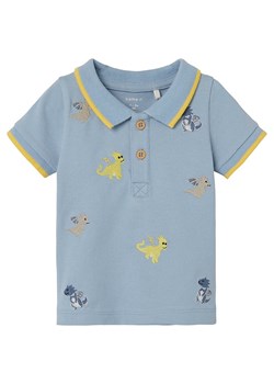 name it Koszulka polo &quot;Dumas&quot; w kolorze błękitnym ze sklepu Limango Polska w kategorii Koszulki niemowlęce - zdjęcie 170975362
