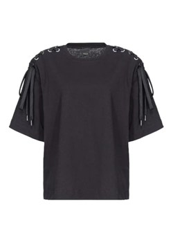 t-shirt damski pinko pe 24 blk01 103438 czarny ze sklepu Royal Shop w kategorii Bluzki damskie - zdjęcie 170976771