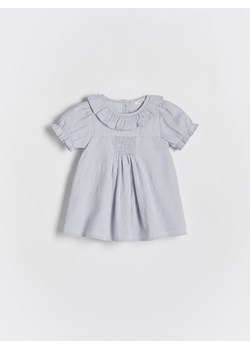 Reserved - Sukienka z falbankami - jasnoniebieski ze sklepu Reserved w kategorii Sukienki niemowlęce - zdjęcie 170977231