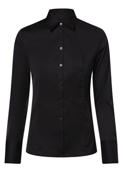 HUGO Bluzka damska Kobiety Bawełna czarny jednolity ze sklepu vangraaf w kategorii Koszule damskie - zdjęcie 170977880
