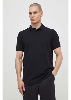 Peak Performance polo bawełniane kolor czarny gładki ze sklepu ANSWEAR.com w kategorii T-shirty męskie - zdjęcie 170979393