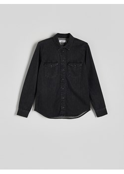Reserved - Koszula jeansowa - szary ze sklepu Reserved w kategorii Koszule damskie - zdjęcie 170980874