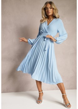 Jasnoniebieska Sukienka Phloroe ze sklepu Renee odzież w kategorii Sukienki - zdjęcie 170983120
