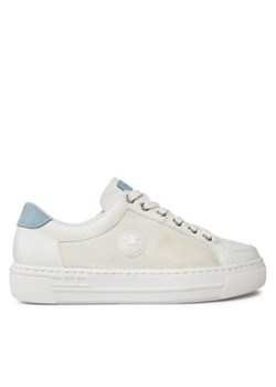Rieker Sneakersy L8803-80 Biały ze sklepu MODIVO w kategorii Trampki damskie - zdjęcie 170984770