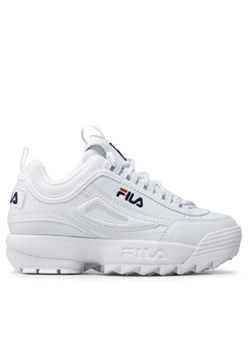Fila Sneakersy Disruptor Kids 1010567.1FG Biały ze sklepu MODIVO w kategorii Buty sportowe dziecięce - zdjęcie 170985321