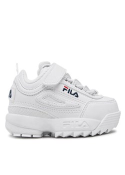 Fila Sneakersy Disruptor E Infants 1011298.1FG Biały ze sklepu MODIVO w kategorii Buciki niemowlęce - zdjęcie 170985490