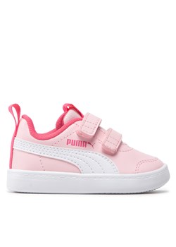 Sneakersy Puma Courtflex v2 V Inf 371544 25 Różowy ze sklepu eobuwie.pl w kategorii Trampki dziecięce - zdjęcie 170986634