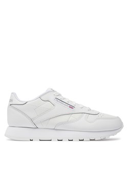 Sneakersy Reebok Classic Leather GZ6097 Biały ze sklepu eobuwie.pl w kategorii Buty sportowe dziecięce - zdjęcie 170986722