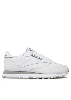 Sneakersy Reebok Classic Leather Shoes GX6589 Biały ze sklepu eobuwie.pl w kategorii Buty sportowe dziecięce - zdjęcie 170987154