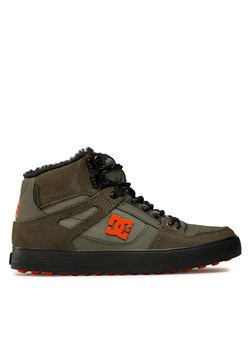Sneakersy DC Pure High-Top Wc Wnt ADYS400047 Dusty Olive/Orange(Doo) ze sklepu eobuwie.pl w kategorii Buty zimowe męskie - zdjęcie 170987484