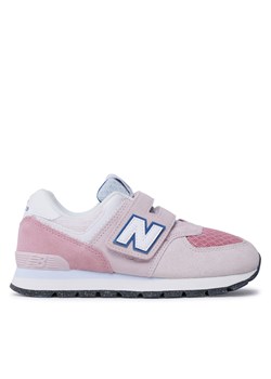 Sneakersy New Balance PV574DH2 Różowy ze sklepu eobuwie.pl w kategorii Buty sportowe dziecięce - zdjęcie 170987503
