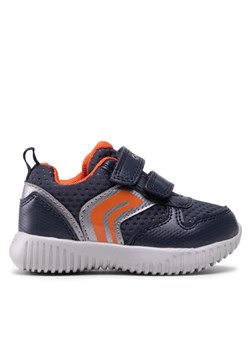 Sneakersy Geox B Waviness B. A B162BA 0CE15 C0820 M Navy/Orange ze sklepu eobuwie.pl w kategorii Buty sportowe dziecięce - zdjęcie 170987541
