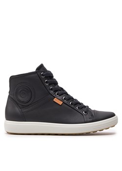 Sneakersy ECCO Soft 7 Ladies 43002301001 Black ze sklepu eobuwie.pl w kategorii Buty sportowe damskie - zdjęcie 170987700