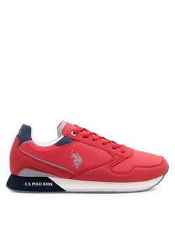 Sneakersy U.S. Polo Assn. NOBIL003M/CHY4 Czerwony ze sklepu eobuwie.pl w kategorii Buty sportowe męskie - zdjęcie 170987952