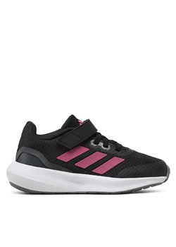 Sneakersy adidas Runfalcon 3.0 Sport Running Elastic Lace Top Strap Shoes HP5875 Czarny ze sklepu eobuwie.pl w kategorii Buty sportowe dziecięce - zdjęcie 170988363