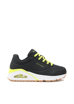 Sneakersy Skechers Uno 155172/BKLM Black/Lime ze sklepu eobuwie.pl w kategorii Buty sportowe damskie - zdjęcie 170988510