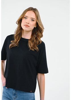 Bawełniany t-shirt, Comfort Fit, T-FLAME ze sklepu Volcano.pl w kategorii Bluzki damskie - zdjęcie 170988754