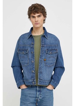 G-Star Raw kurtka jeansowa męska kolor niebieski przejściowa ze sklepu ANSWEAR.com w kategorii Kurtki męskie - zdjęcie 170989590