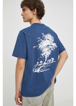 Levi&apos;s t-shirt bawełniany męski kolor niebieski z nadrukiem ze sklepu ANSWEAR.com w kategorii T-shirty męskie - zdjęcie 170989651