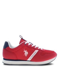 Sneakersy U.S. Polo Assn. Nobil NOBIL009 RED001 ze sklepu eobuwie.pl w kategorii Buty sportowe męskie - zdjęcie 170993050