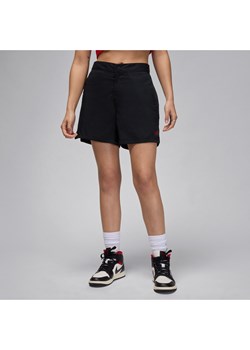 Damskie spodenki z tkaniny Jordan - Czerń ze sklepu Nike poland w kategorii Szorty - zdjęcie 170993364
