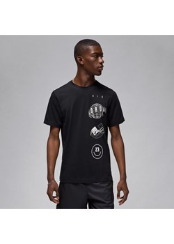 T-shirt męski Jordan Brand - Czerń ze sklepu Nike poland w kategorii T-shirty męskie - zdjęcie 170993382