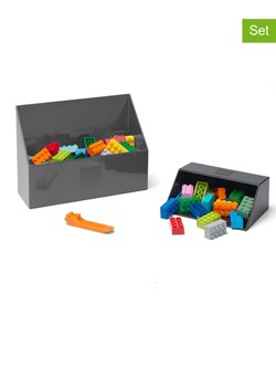 LEGO Pojemniki (2 szt.) w kolorze antracytowo-czarnym na klocki ze sklepu Limango Polska w kategorii Przechowywanie - zdjęcie 170995000