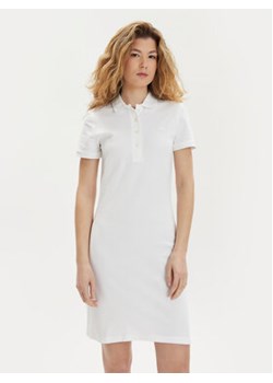 Lacoste Sukienka codzienna EF5473 Biały Slim Fit ze sklepu MODIVO w kategorii Sukienki - zdjęcie 170997071