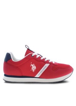 U.S. Polo Assn. Sneakersy Nobil NOBIL009 Czerwony ze sklepu MODIVO w kategorii Buty sportowe męskie - zdjęcie 170997283