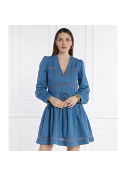TWINSET Jeansowa sukienka z paskiem ze sklepu Gomez Fashion Store w kategorii Sukienki - zdjęcie 170998300