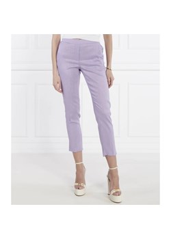 Silvian Heach Lniane spodnie IZU | Slim Fit ze sklepu Gomez Fashion Store w kategorii Spodnie damskie - zdjęcie 170998543
